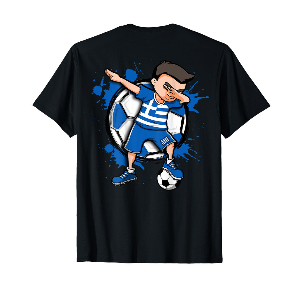 Dabbing Soccer Greece Football Fans Jersey T-Shirt - Trendy Graphic Unisex - T-Shirt, Sweatshirt, Hoodie