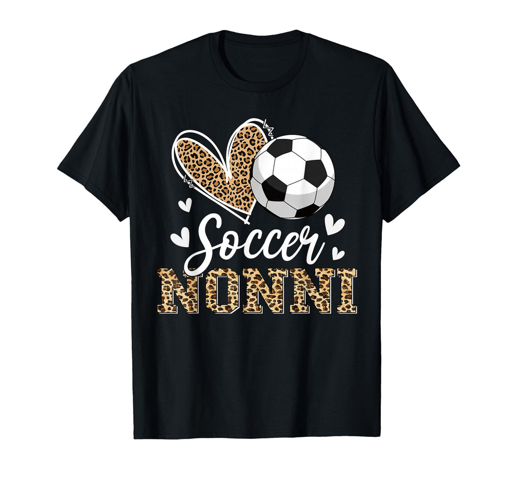 Funny Soccer Nonni Leopard Nonni T-Shirt - Novelty Apparel for Adults - T-Shirt, Sweatshirt, Hoodie