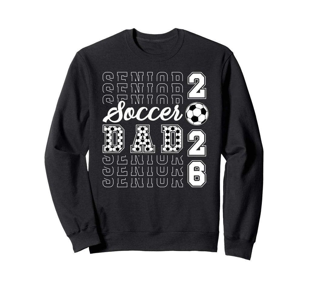 Soccer Senior Dad Soccer Player Sweatshirt - Minimalist Print for Adults - T-Shirt, Sweatshirt, Hoodie