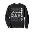 Soccer Senior Dad Soccer Player Sweatshirt - Minimalist Print for Adults - T-Shirt, Sweatshirt, Hoodie
