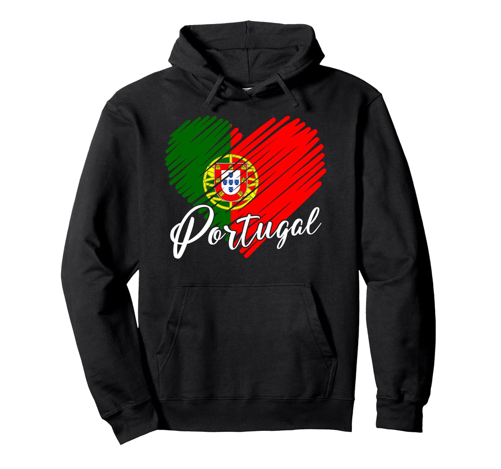 Portuguese Flag Portugal Pride Roots Hoodie - Trendy Graphic for Adults - T-Shirt, Sweatshirt, Hoodie