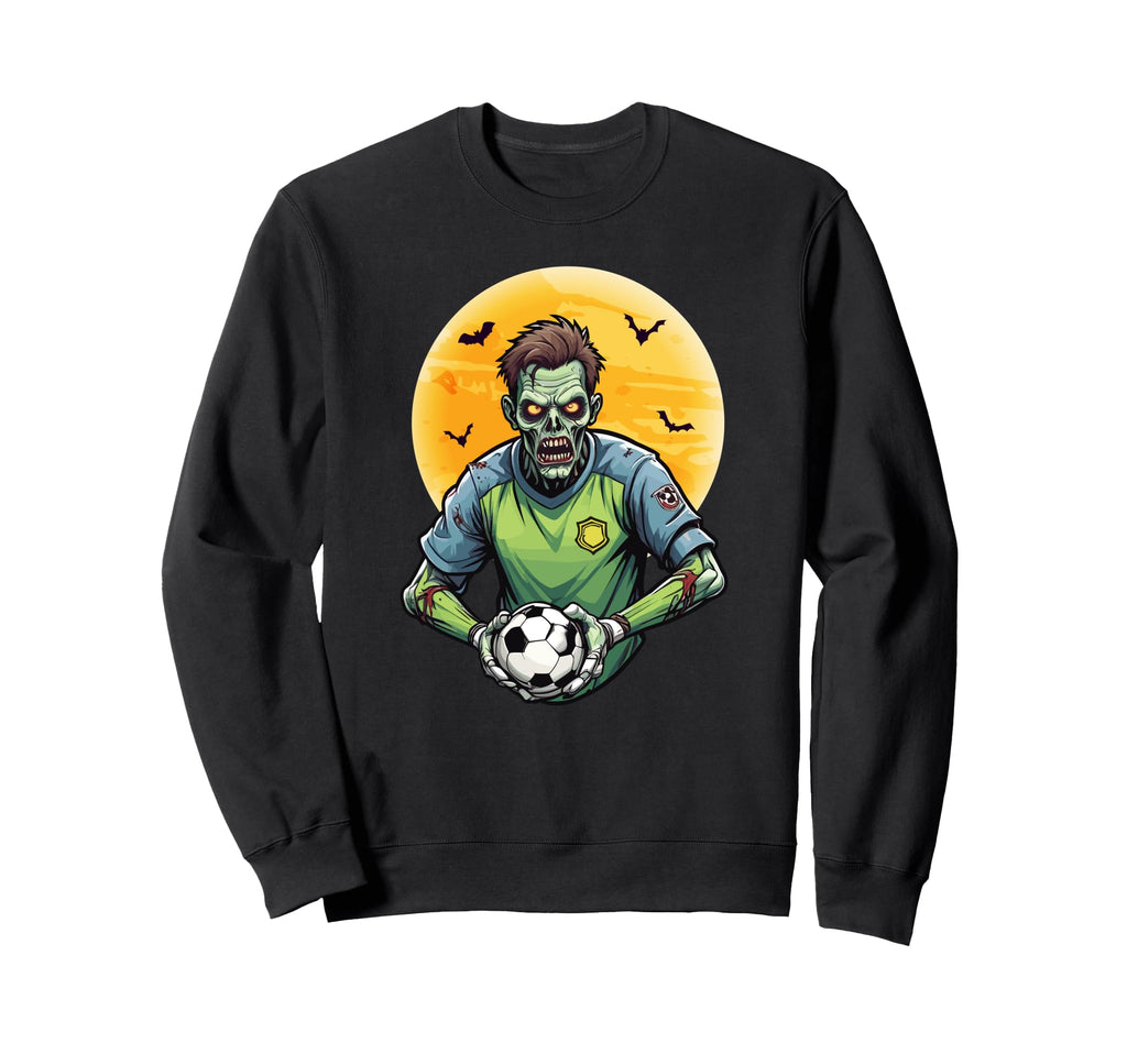 Zombie Soccer Goalkeeper Scary Sweatshirt - Casual Everyday Wear Men Women - T-Shirt, Sweatshirt, Hoodie