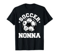 Soccer Nonna Soccer Ball Distressed T-Shirt - Trendy Graphic Men Women - T-Shirt, Sweatshirt, Hoodie