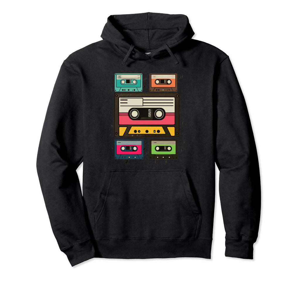 Cassette Tapes Mixtapes 1980S Radio Hoodie - Custom Art Print Men Women - T-Shirt, Sweatshirt, Hoodie
