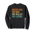 Soccer Dad Funny Wallet Legend Sweatshirt - Fun Novelty Design for Adults - T-Shirt, Sweatshirt, Hoodie