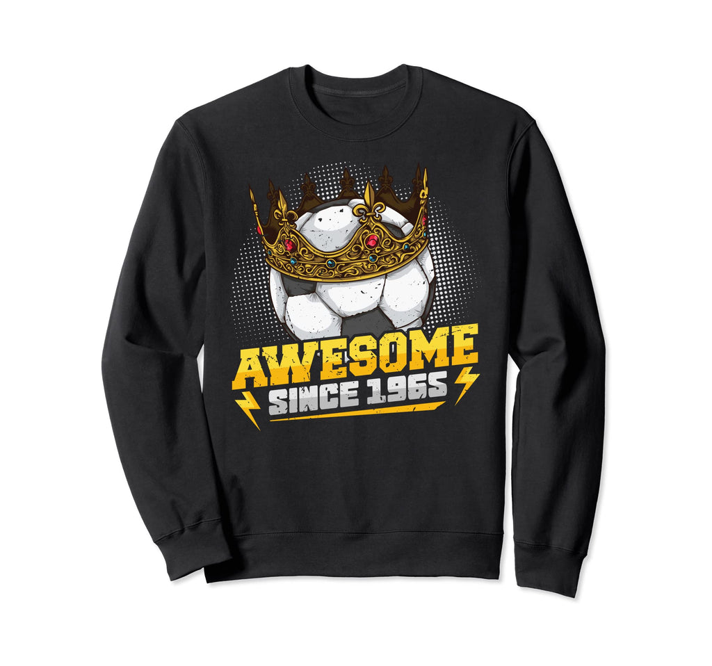 Soccer King 57Th Birthday Crown Sweatshirt - Aesthetic Graphic Men Women - T-Shirt, Sweatshirt, Hoodie