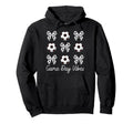 Game Day Vibes Soccer Game Day Hoodie - Fun Novelty Design for Adults - T-Shirt, Sweatshirt, Hoodie