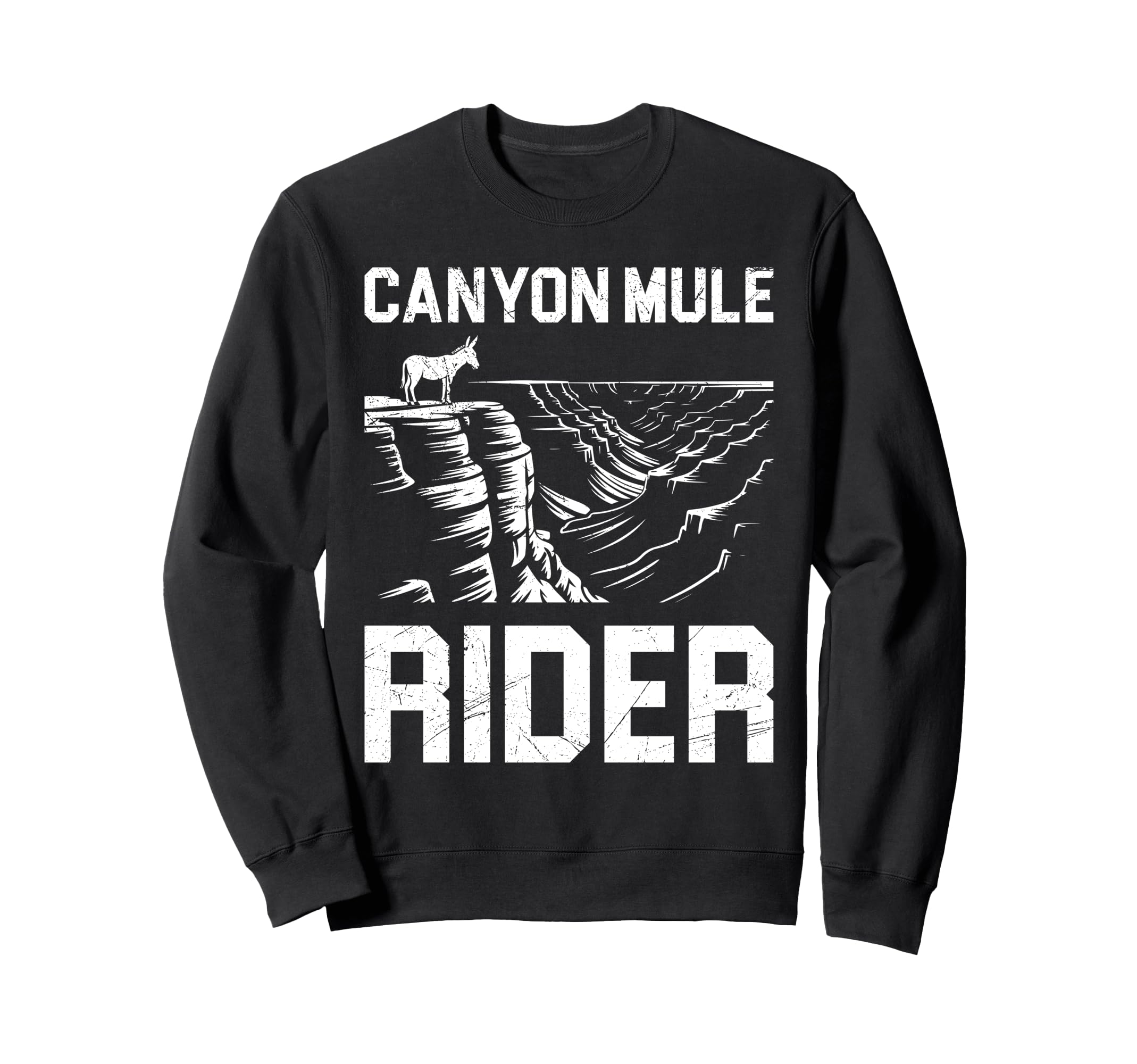 Grand Canyon Mule Rider Arizona Sweatshirt - Unique Graphic Men Women - T-Shirt, Sweatshirt, Hoodie