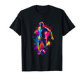 Soccer Colorful Player Goal Team T-Shirt - Minimalist Print Men Women - T-Shirt, Sweatshirt, Hoodie