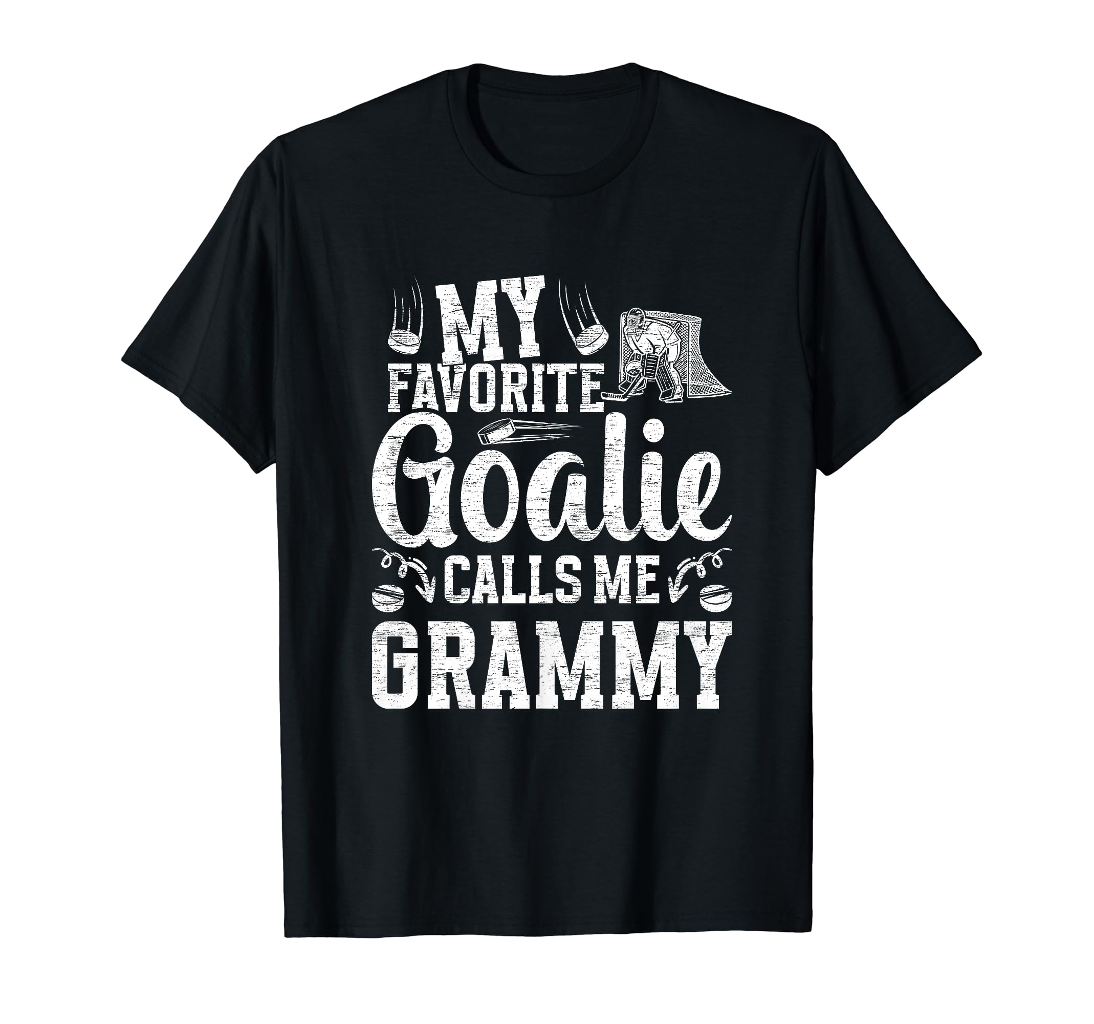 Favorite Ice Hockey Goalie Grammy T-Shirt - Streetwear Style for Adults - T-Shirt, Sweatshirt, Hoodie