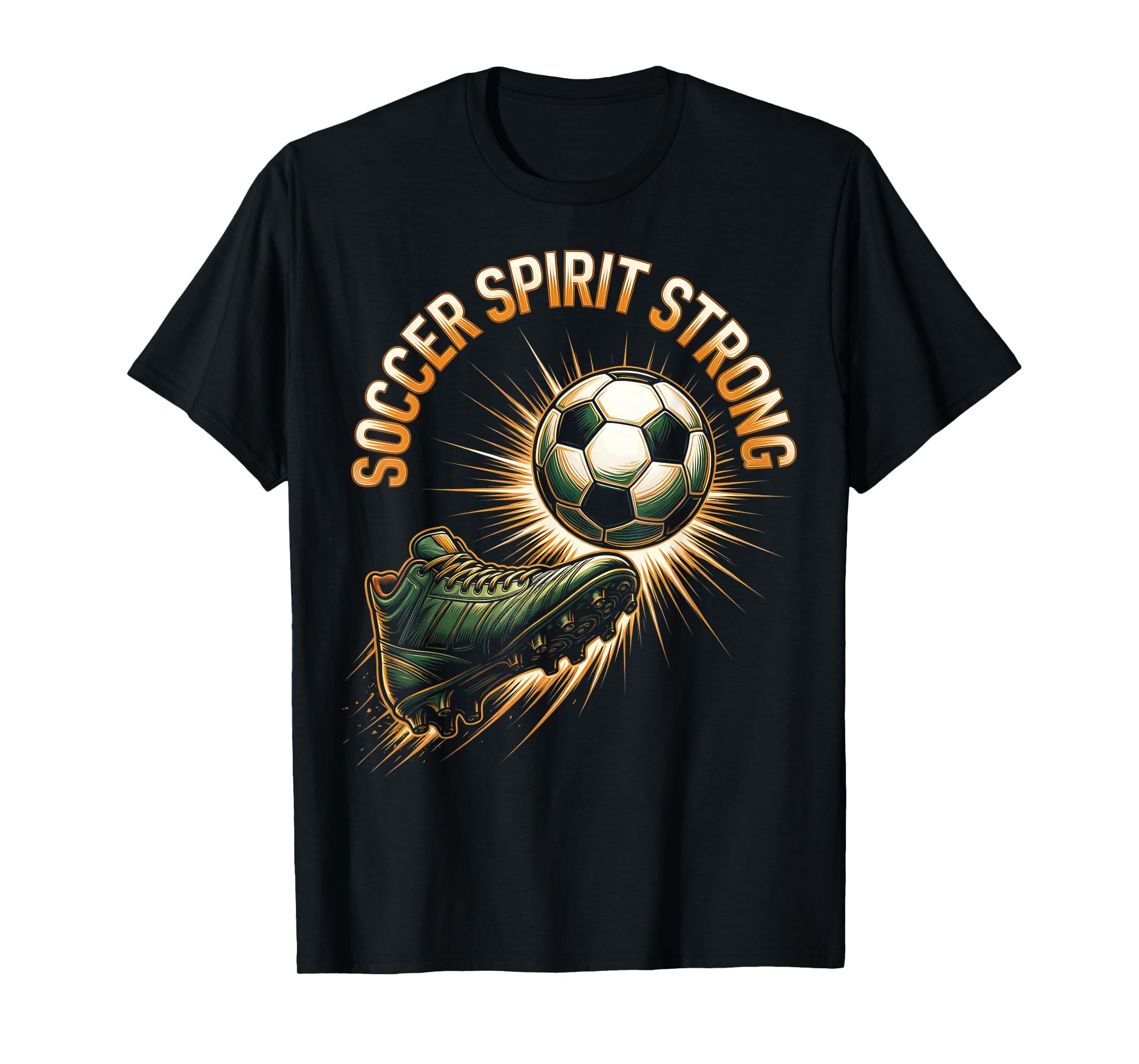 Soccer Spirit Strong Soccer T-Shirt - Minimalist Print Men Women - T-Shirt, Sweatshirt, Hoodie