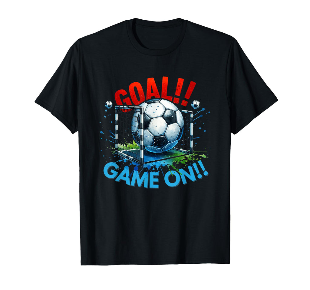 Goal Game Soccer Ball Net Celebration T-Shirt - Unique Graphic for Adults - T-Shirt, Sweatshirt, Hoodie