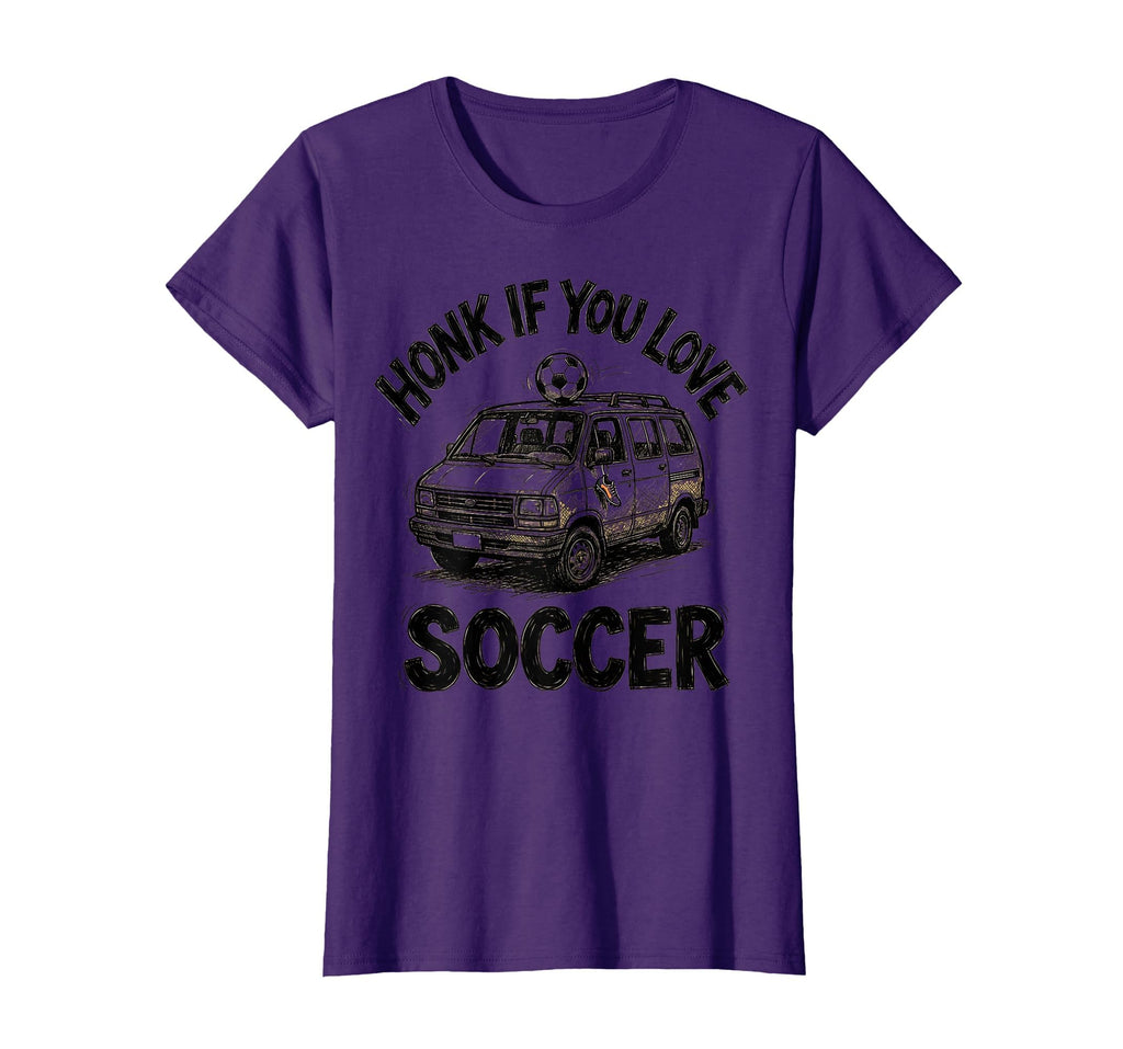 Honk If You Love Soccer Fun Soccer T-Shirt - Minimalist Print for Adults - T-Shirt, Sweatshirt, Hoodie