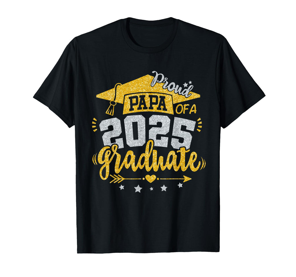 Papa Senior 2025 Proud Papa Class 2025 T-Shirt - Unique Graphic Unisex - T-Shirt, Sweatshirt, Hoodie