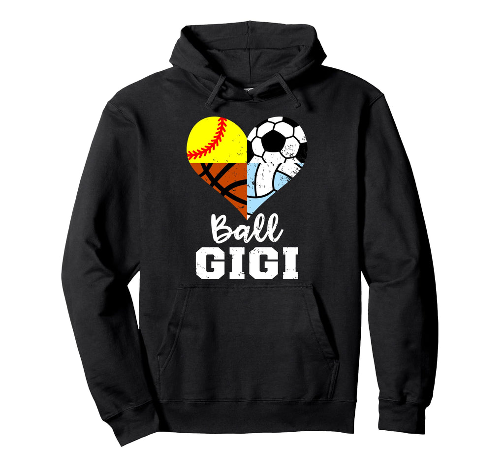 Ball Gigi Soccer Softball Volleyball Hoodie - Novelty Apparel for Adults - T-Shirt, Sweatshirt, Hoodie