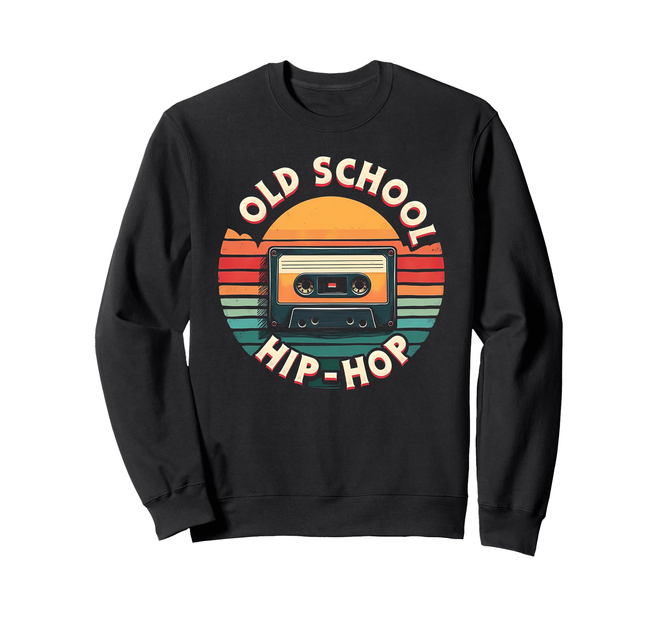 Warm Old School Hiphop Sweatshirt - Custom Art Print for Adults - T-Shirt, Sweatshirt, Hoodie