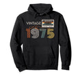 1975 45 46Th Birthday Gift Cassette Tape Hoodie - Novelty Apparel Men Women - T-Shirt, Sweatshirt, Hoodie