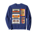Cassettes 1980S Mixtape Music 80S Sweatshirt - Aesthetic Graphic Unisex - T-Shirt, Sweatshirt, Hoodie