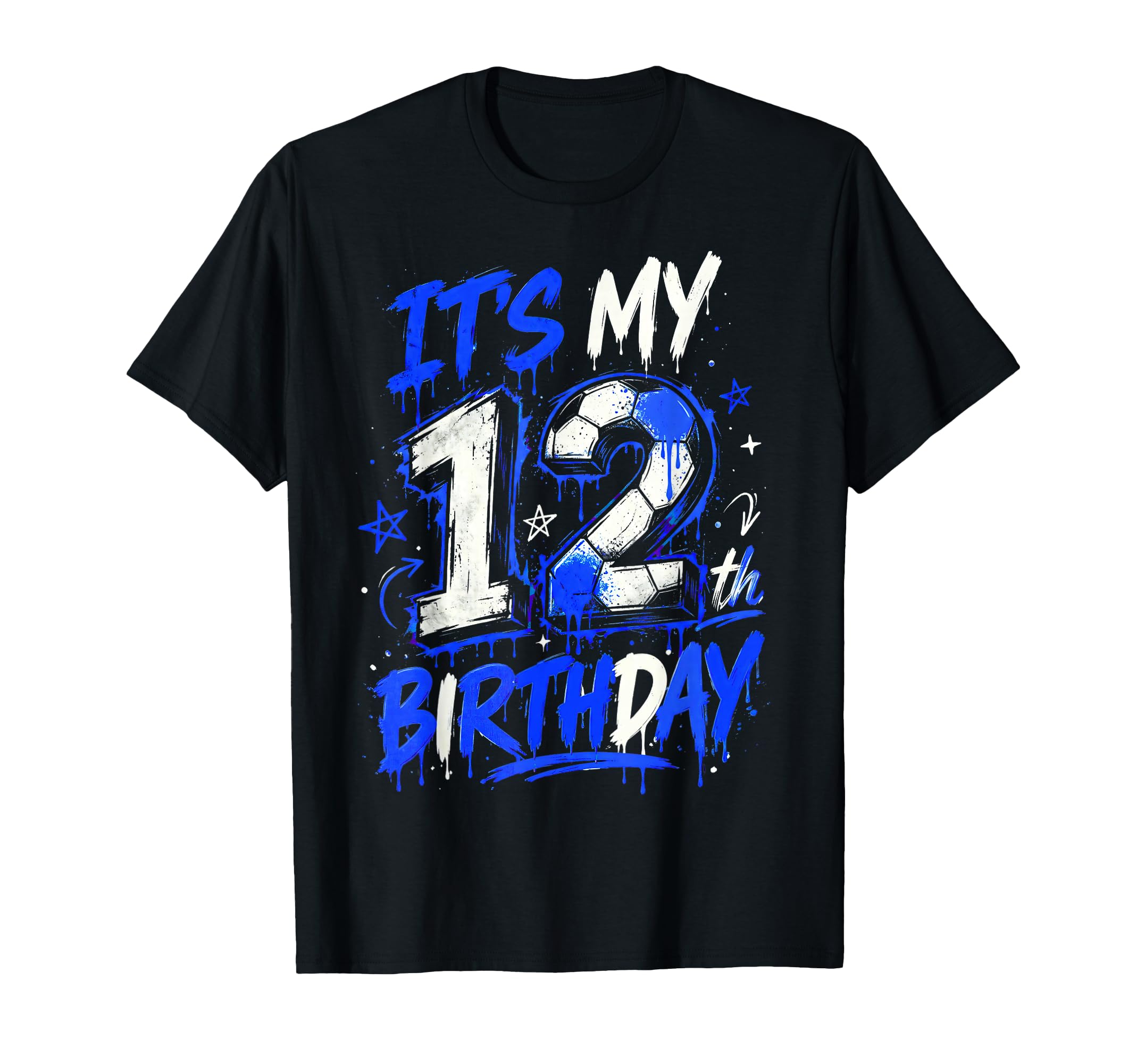 Its My 12Th Soccer Birthday 12 Birthday T-Shirt - Trendy Graphic Men Women - T-Shirt, Sweatshirt, Hoodie