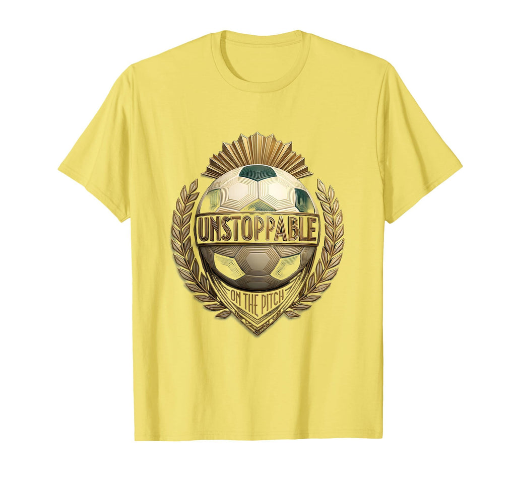 Unstoppable Pitch Womens Soccer T-Shirt - Minimalist Print Men Women - T-Shirt, Sweatshirt, Hoodie