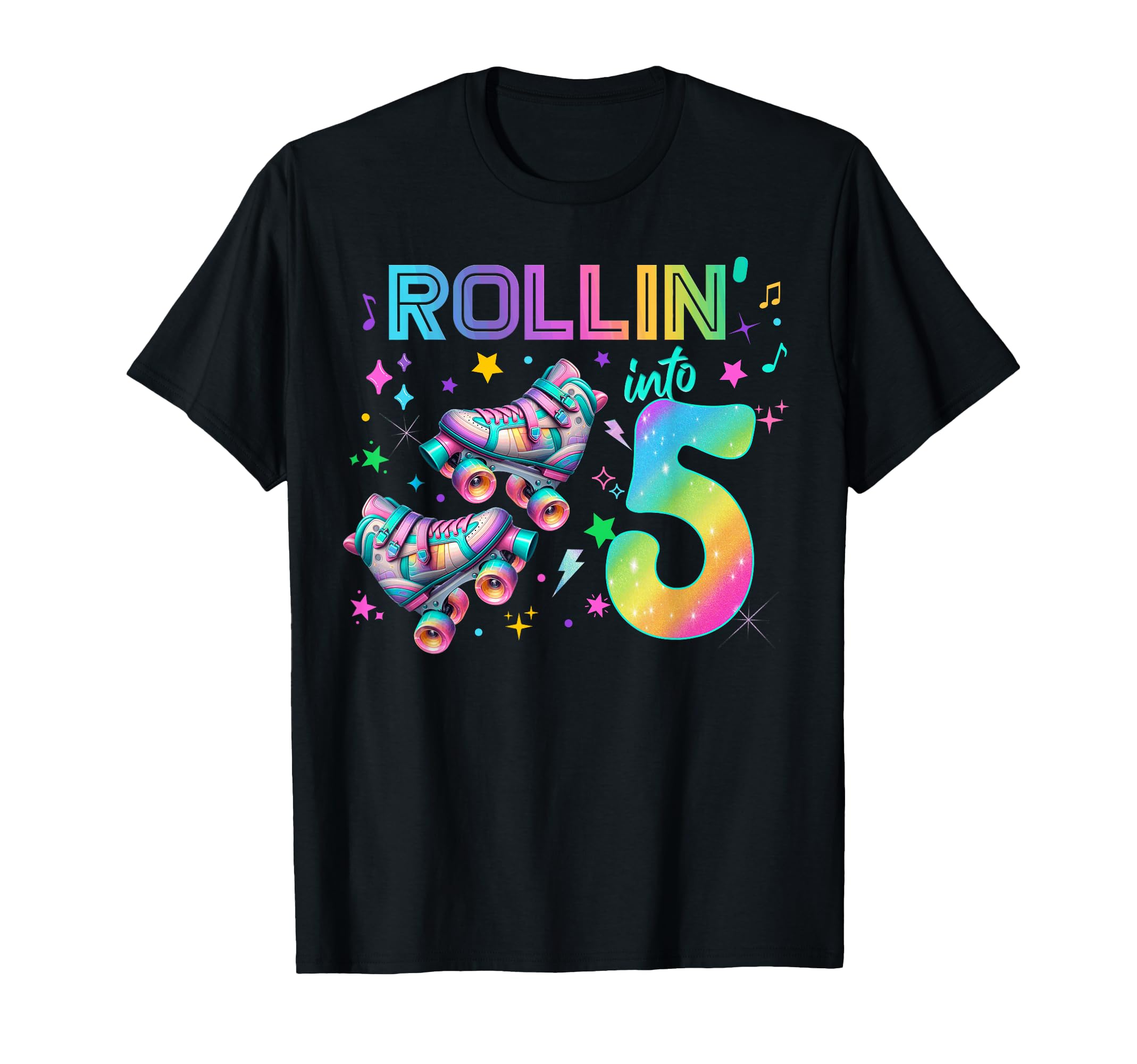 Roller Skates Birthday Outfit T-Shirt - Custom Art Print Men Women - T-Shirt, Sweatshirt, Hoodie