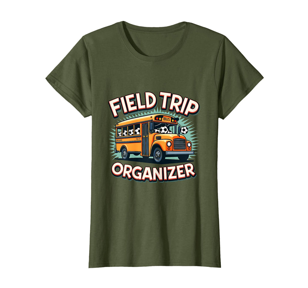 Field Trip Organizer Funny Soccer T-Shirt - Aesthetic Graphic for Adults - T-Shirt, Sweatshirt, Hoodie