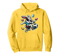 Happy Easter Soccer Easter Bunny Funny Hoodie - Streetwear Style Unisex - T-Shirt, Sweatshirt, Hoodie