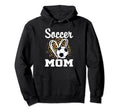 Soccer Mom Leopard Heart Matching Mothers Hoodie - Trendy Graphic Unisex - T-Shirt, Sweatshirt, Hoodie