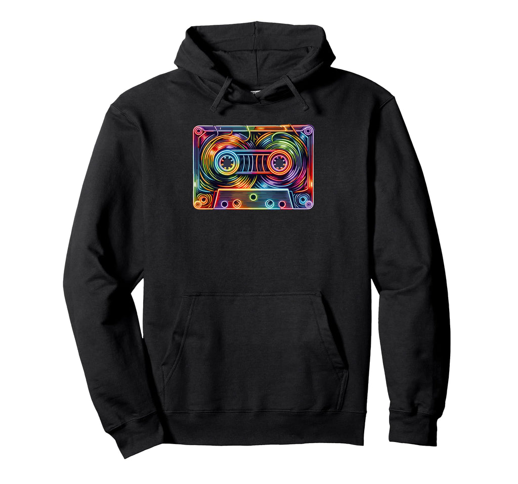 Cassette Player Music Tape Recorder Hoodie - Custom Art Print Unisex - T-Shirt, Sweatshirt, Hoodie