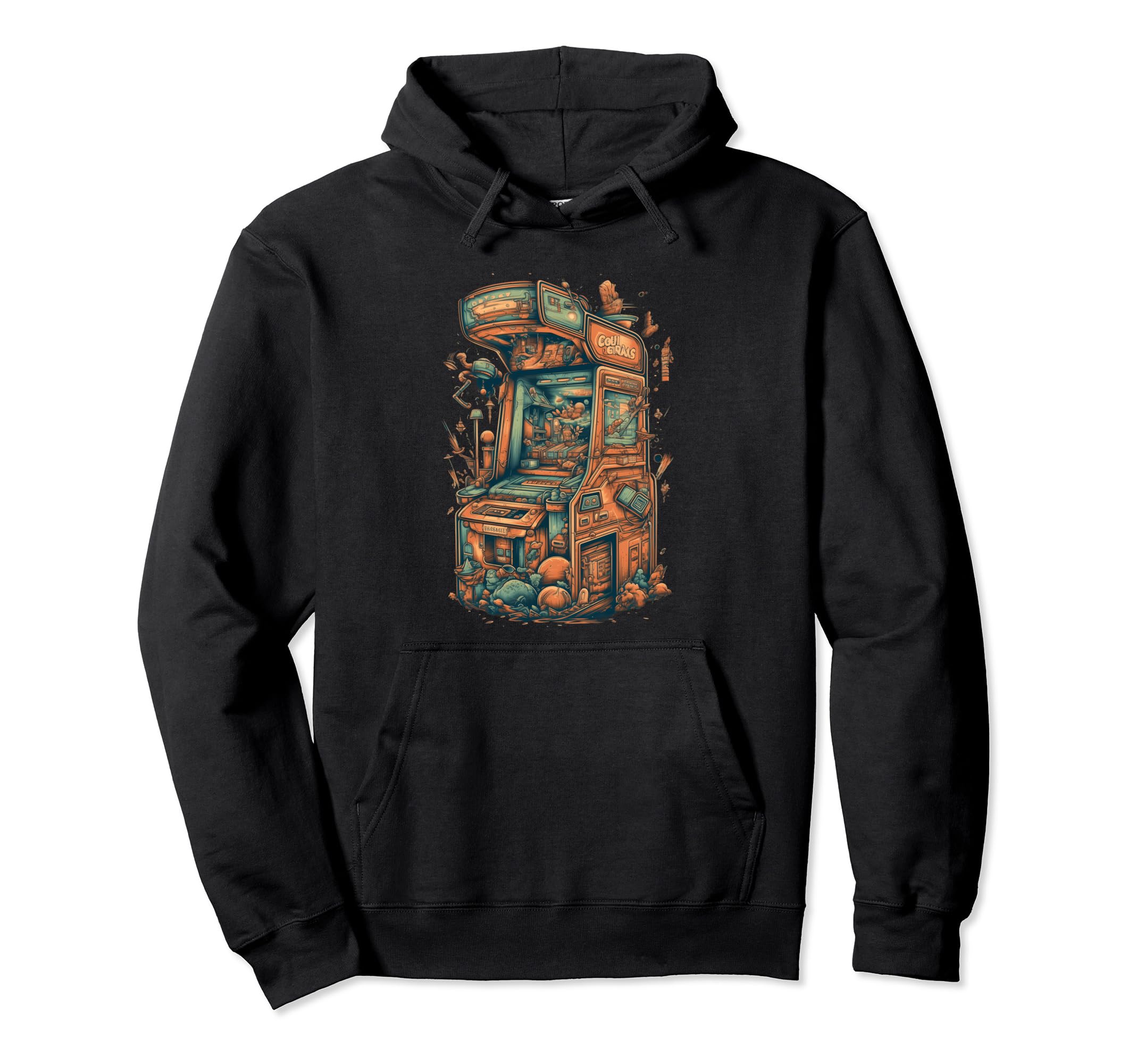 Arcade Gamer Gaming Arcade Machine Hoodie - Streetwear Style Unisex - T-Shirt, Sweatshirt, Hoodie