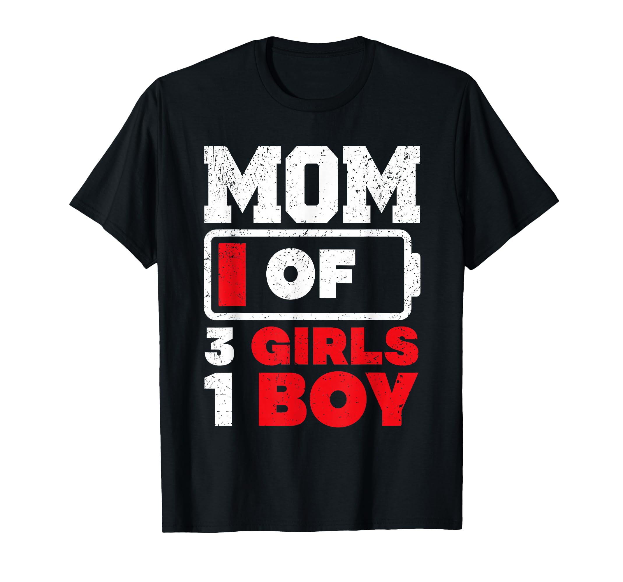 Mom 3 And 1 Battery Low Mothers Day T-Shirt - Streetwear Style Men Women - T-Shirt, Sweatshirt, Hoodie