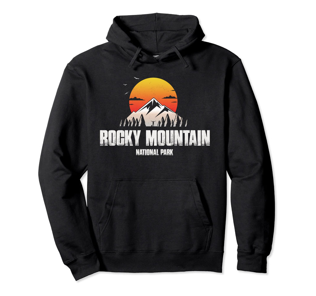 Rocky Mountain Reminder National Park Hoodie - Custom Art Print for Adults - T-Shirt, Sweatshirt, Hoodie