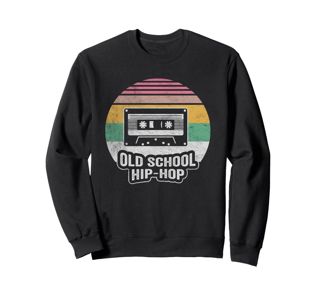 Old School Hip Hop Cassette Tape Sweatshirt - Minimalist Print Unisex - T-Shirt, Sweatshirt, Hoodie