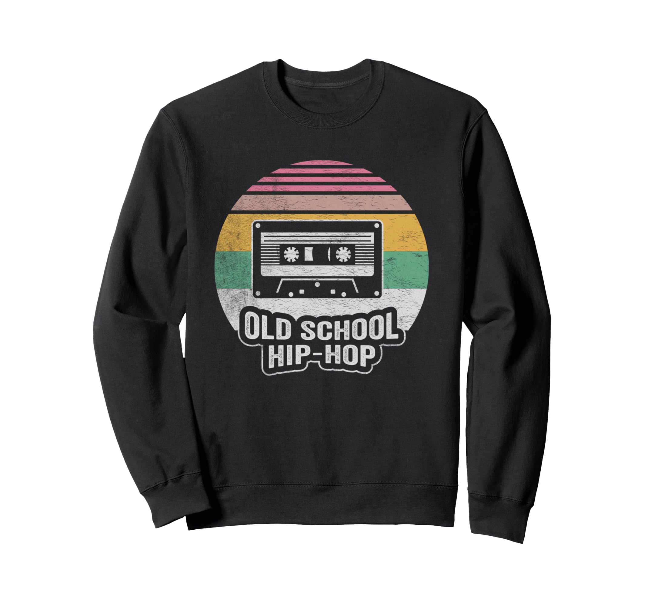 Old School Hip Hop Cassette Tape Sweatshirt - Minimalist Print Unisex - T-Shirt, Sweatshirt, Hoodie