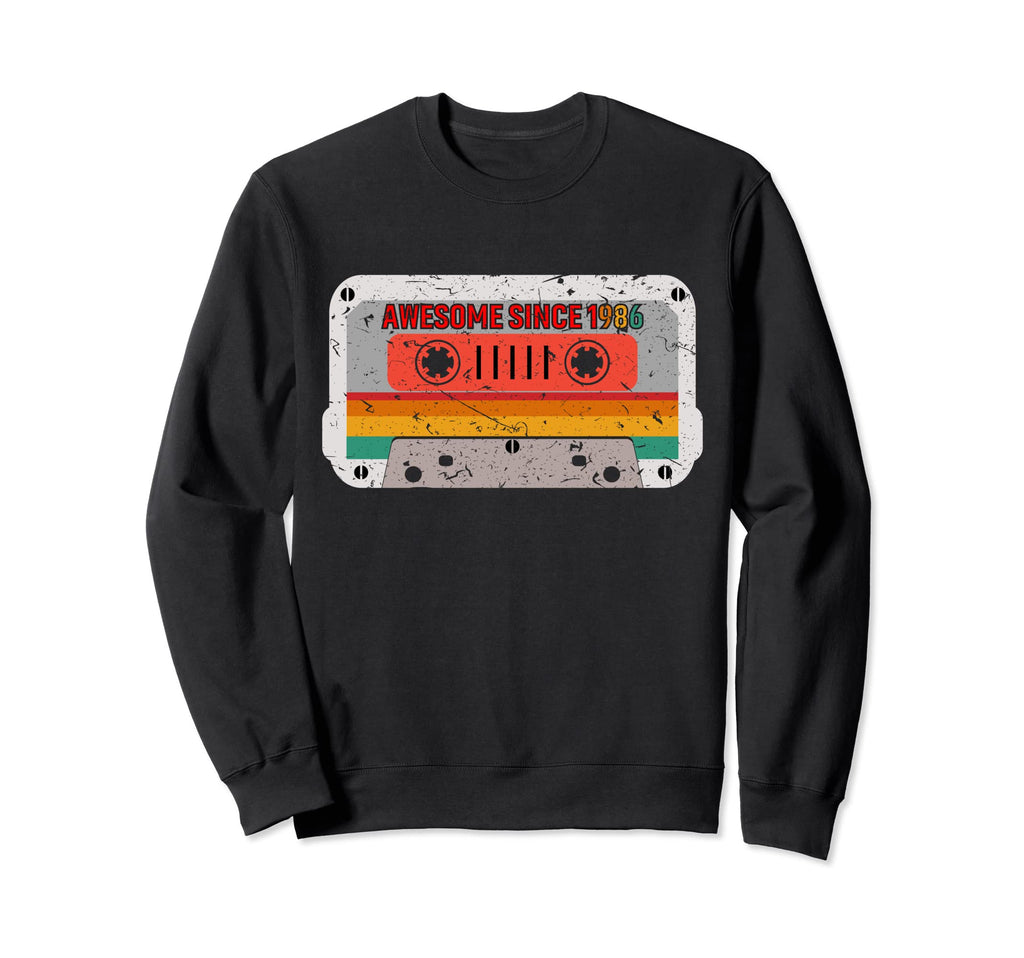 Awesome Since 1986 35Th Birthday Gifts Sweatshirt - Trendy Graphic Unisex - T-Shirt, Sweatshirt, Hoodie