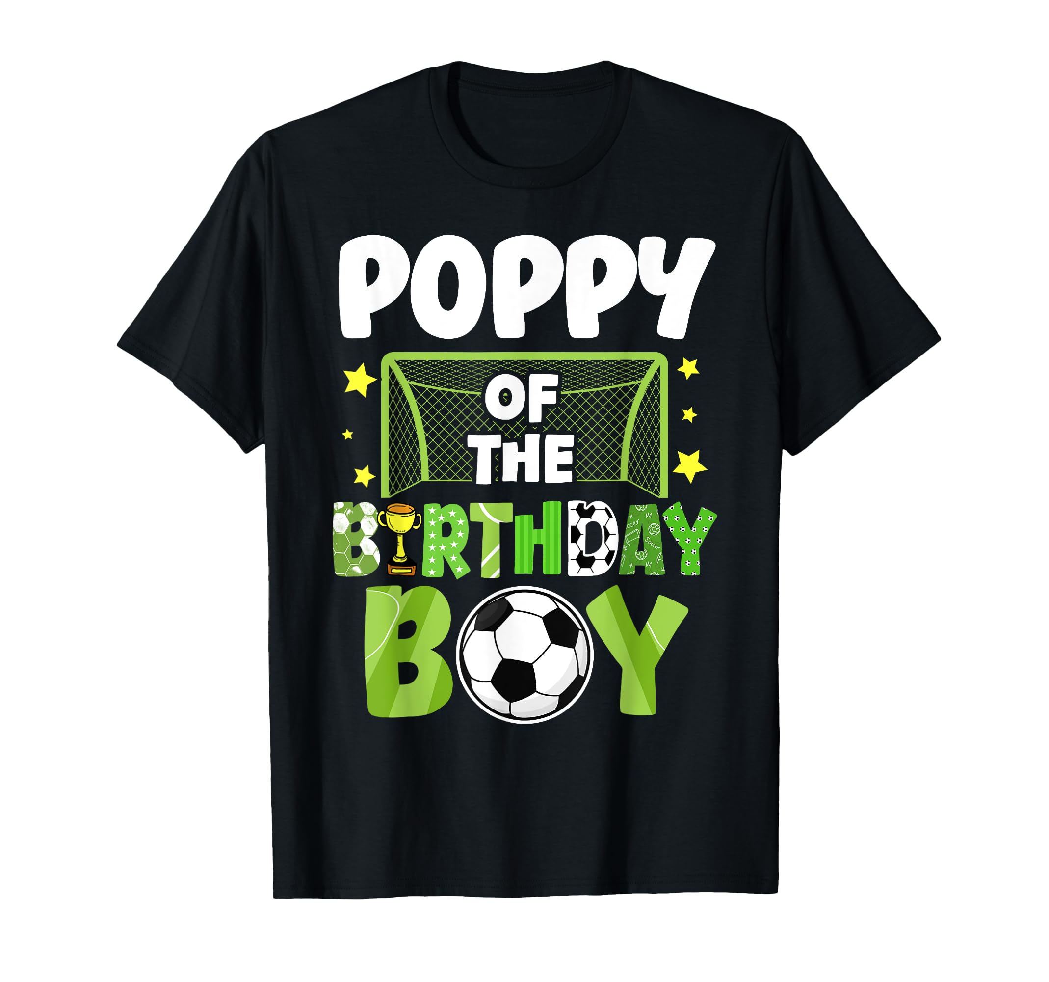 Soccer Poppy Birthday Party Soccer T-Shirt - Aesthetic Graphic for Adults - T-Shirt, Sweatshirt, Hoodie