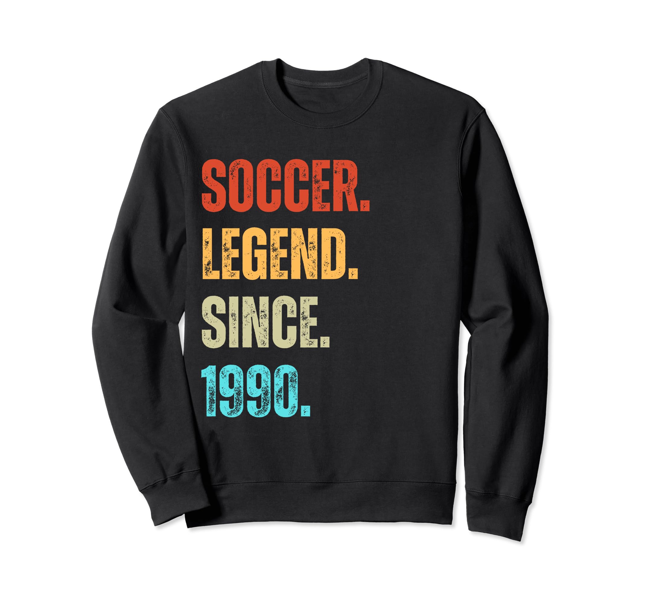 Soccer Legend Since 1990 Birthday Sweatshirt - Minimalist Print for Adults - T-Shirt, Sweatshirt, Hoodie