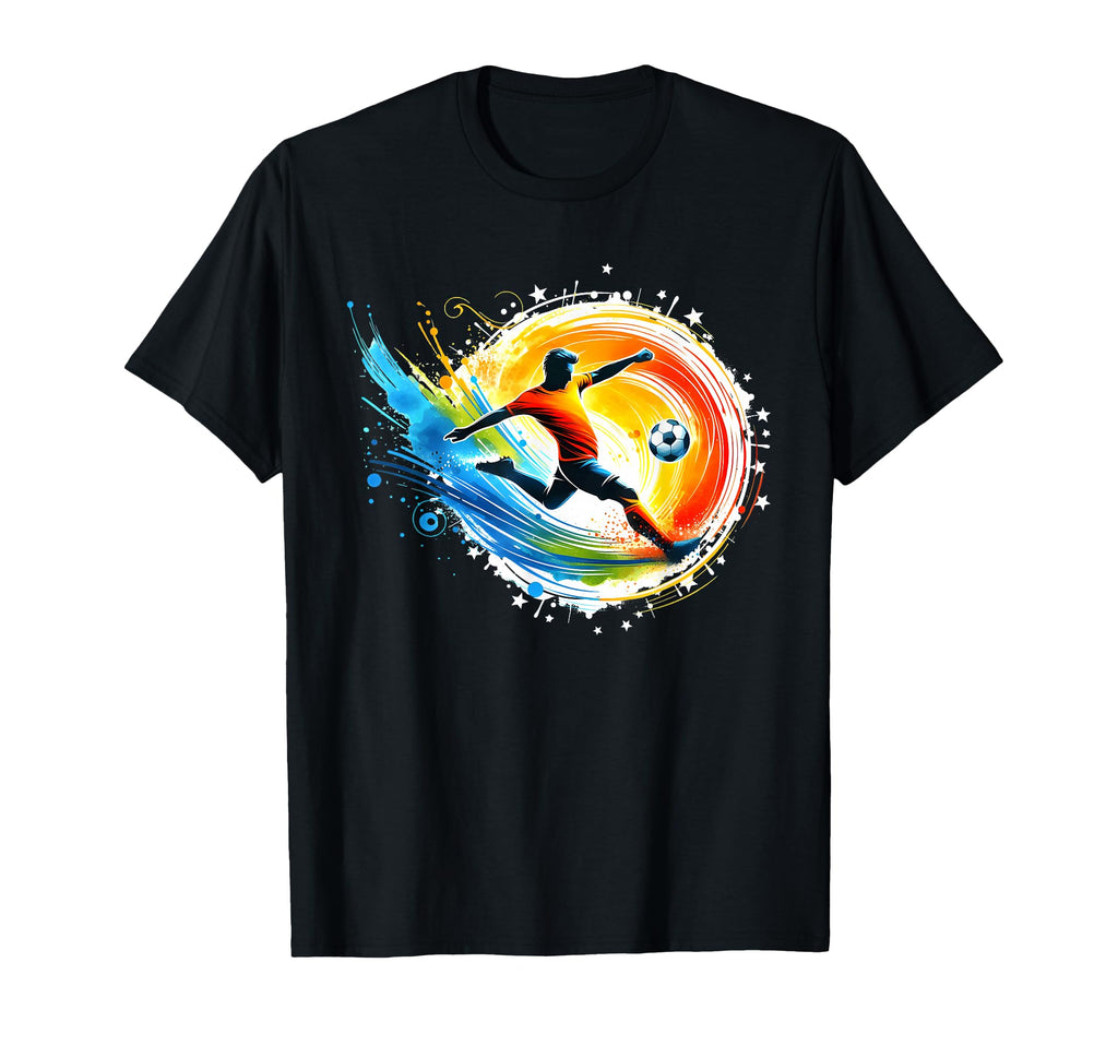Soccer Player Sports Soccer Ball Soccer T-Shirt - Aesthetic Graphic Unisex - T-Shirt, Sweatshirt, Hoodie