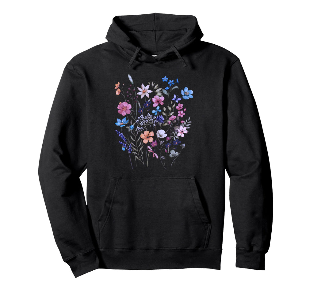 Flowers Wildflower Floral Gardening Hoodie - Graphic Print Men Women - T-Shirt, Sweatshirt, Hoodie