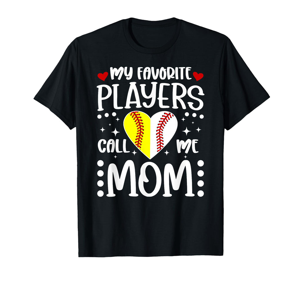 My Favorite Players Call Me Mom T-Shirt - Custom Art Print for Adults - T-Shirt, Sweatshirt, Hoodie