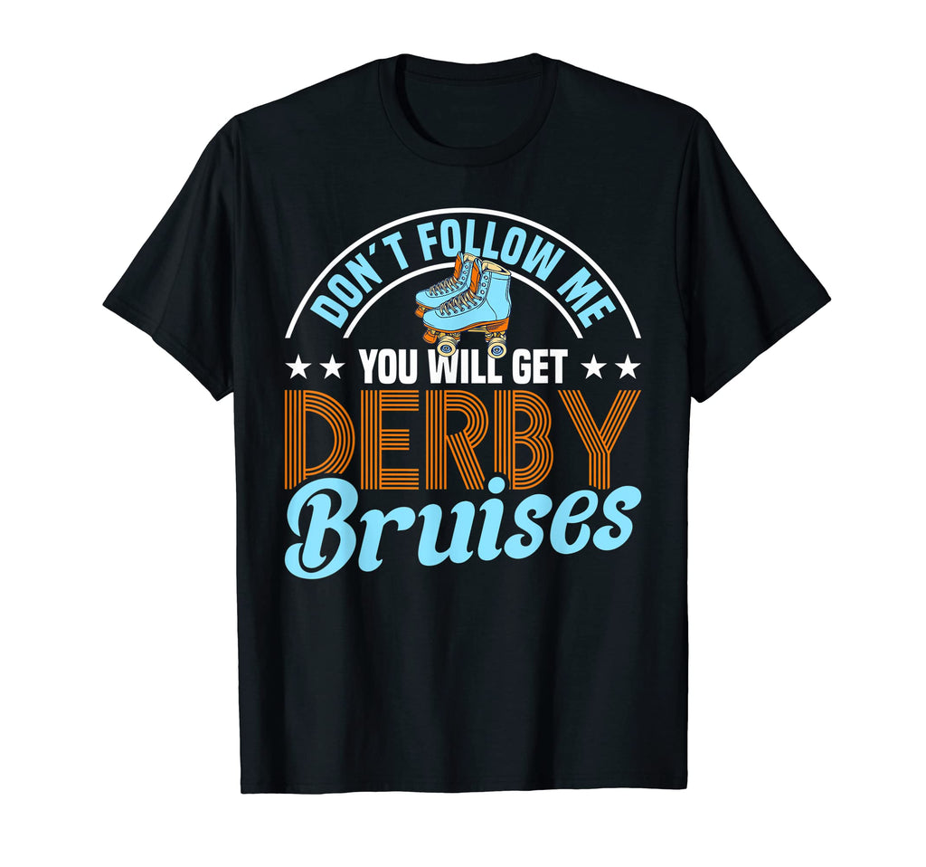 Rollerskates Derby Bruises 70S Roller T-Shirt - Trendy Graphic for Adults - T-Shirt, Sweatshirt, Hoodie