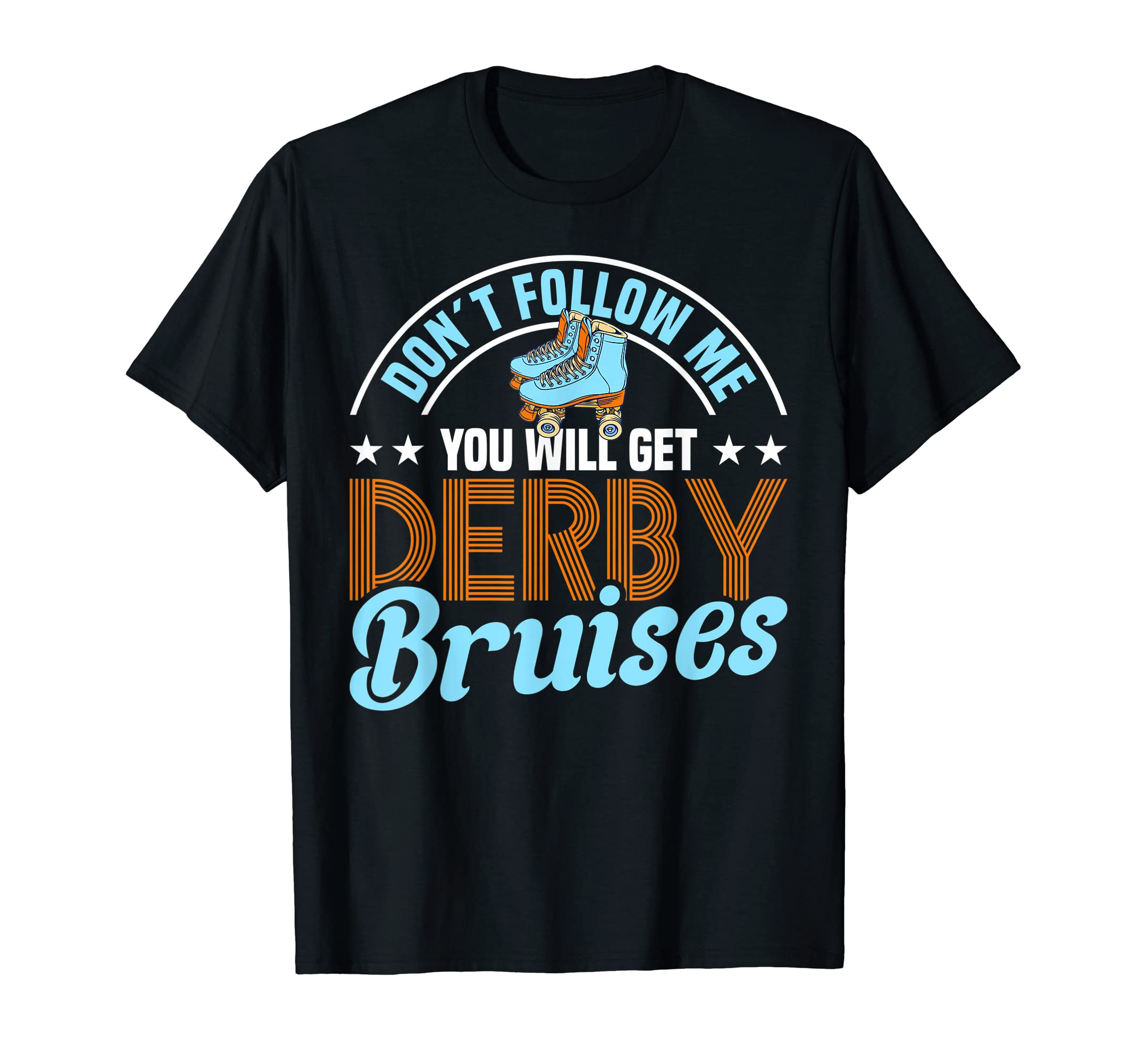 Rollerskates Derby Bruises 70S Roller T-Shirt - Trendy Graphic for Adults - T-Shirt, Sweatshirt, Hoodie