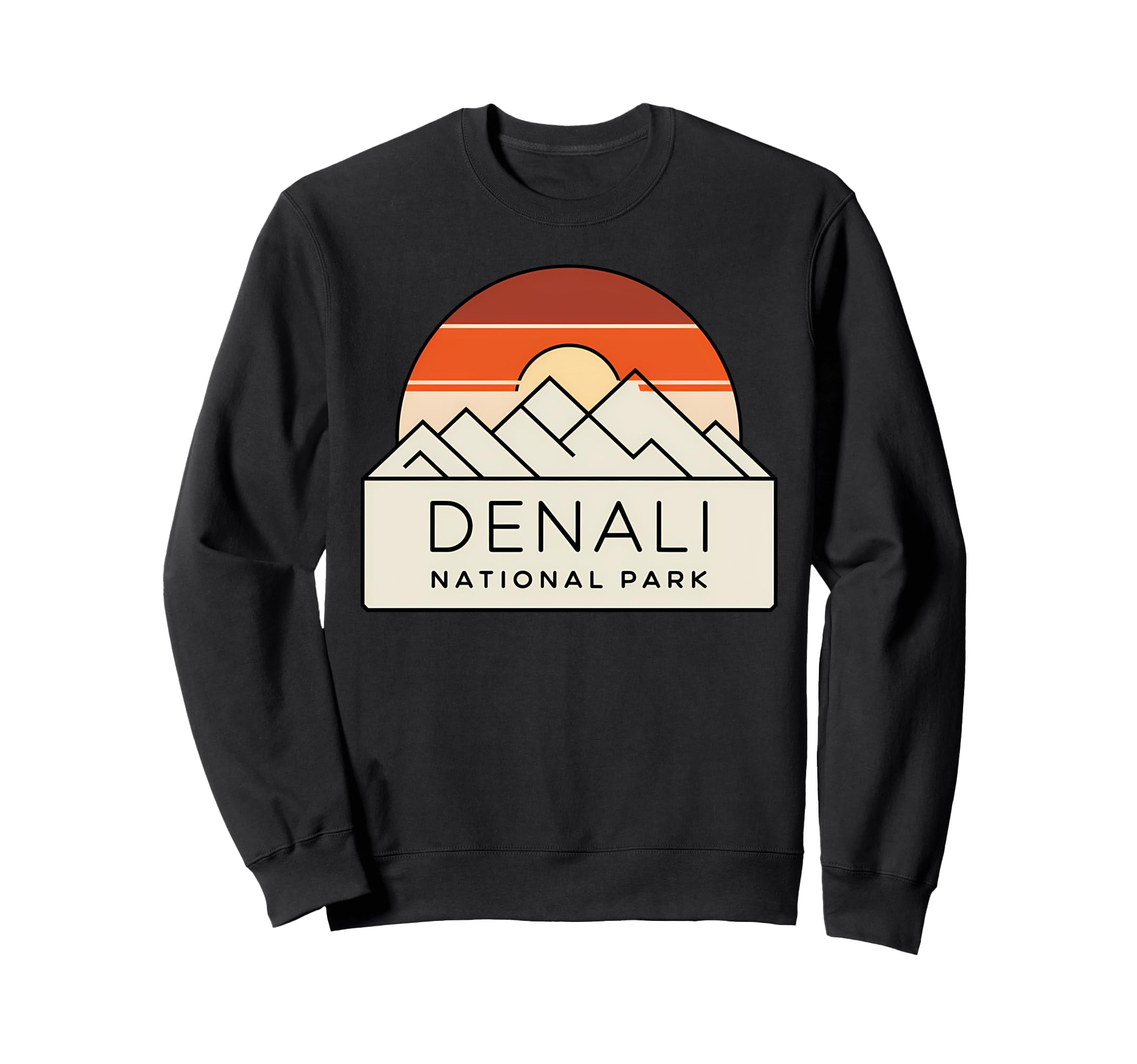 Denali Est 1917 Alaska National Park Sweatshirt - Novelty Apparel Unisex - T-Shirt, Sweatshirt, Hoodie