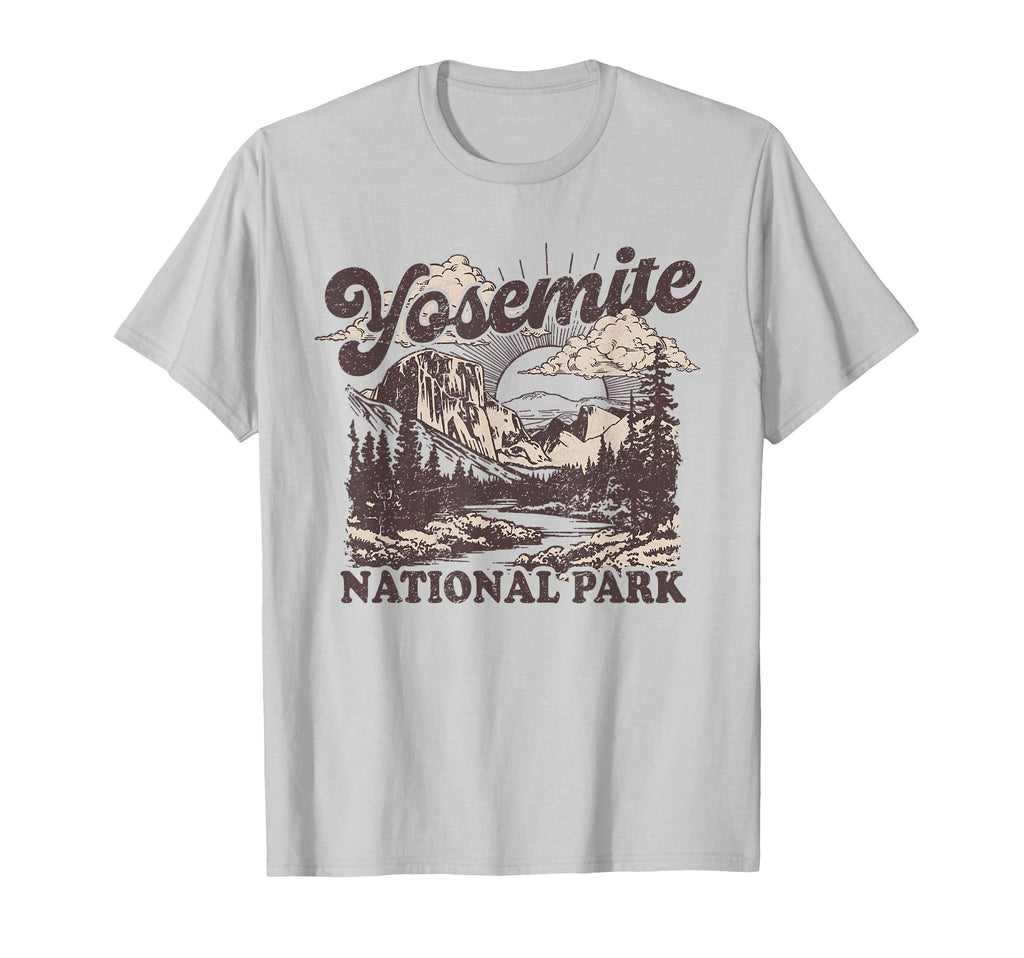 Yosemite National Park California Half T-Shirt - Graphic Print for Adults - T-Shirt, Sweatshirt, Hoodie