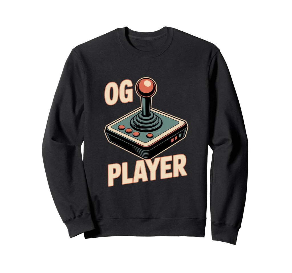 Og Player Arcade Joystick Old Sweatshirt - Streetwear Style for Adults - T-Shirt, Sweatshirt, Hoodie