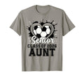 Senior Aunt Class 2026 Soccer Drip Melt T-Shirt - Aesthetic Graphic Unisex - T-Shirt, Sweatshirt, Hoodie