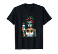 Diva Coffee Skull Make Up Pin Up T-Shirt - Fun Novelty Design Unisex - T-Shirt, Sweatshirt, Hoodie