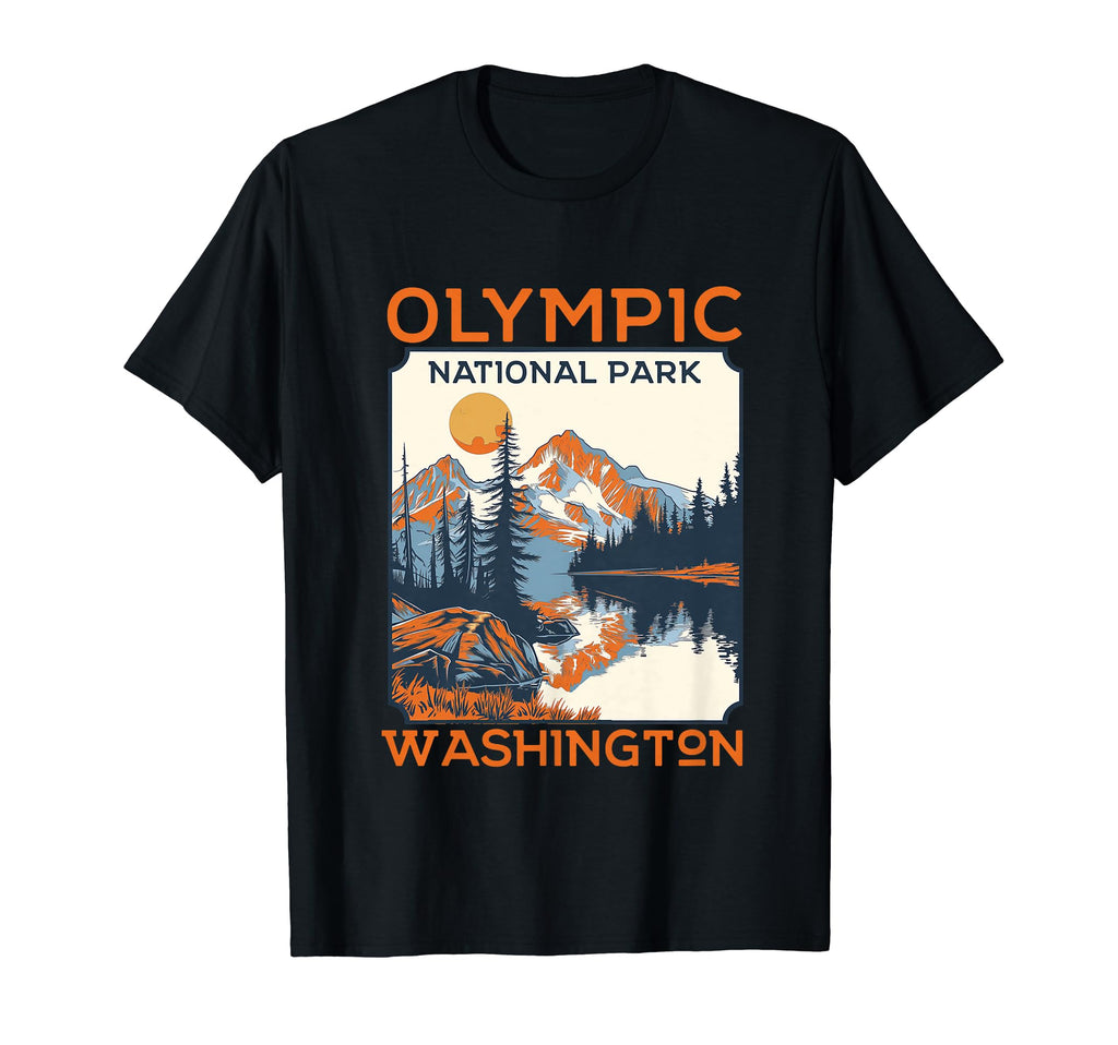 Olympic Usa National Park Washington T-Shirt - Aesthetic Graphic Unisex - T-Shirt, Sweatshirt, Hoodie