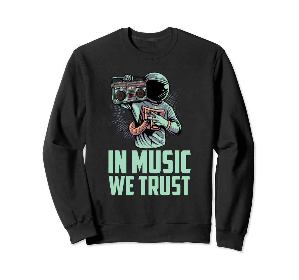Ghetto Blaster Boombox Cassette Sweatshirt - Novelty Apparel Men Women - T-Shirt, Sweatshirt, Hoodie
