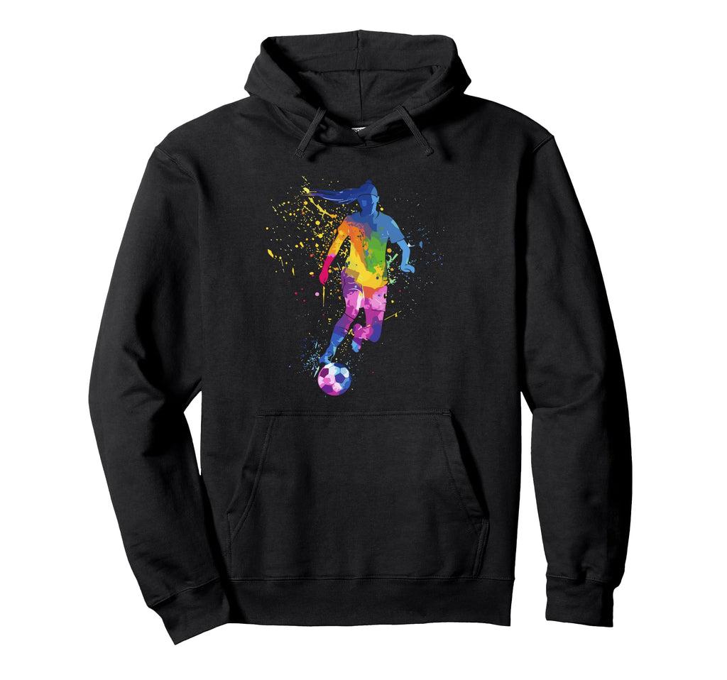 Colorful Funny Soccer Player Fan Dad Hoodie - Fun Novelty Design Unisex - T-Shirt, Sweatshirt, Hoodie